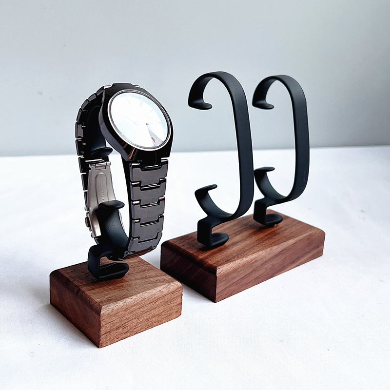 ที่วางนาฬิการูปตัว C ทำจากไม้, - Jewelry And Watches Inc บทวิจารณ์และราคา