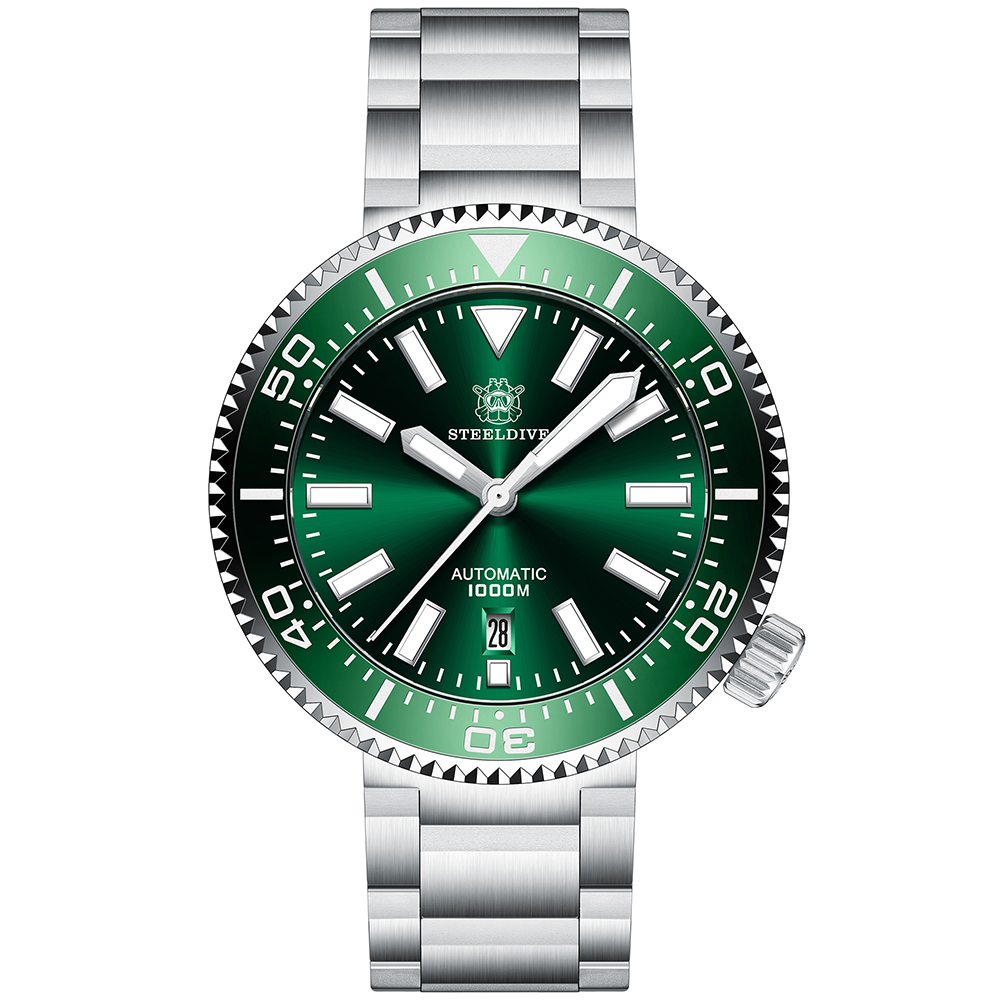 STEELDIVE MensนาฬิกาอัตโนมัติD - Seiko Watch Prospex บทวิจารณ์และราคา